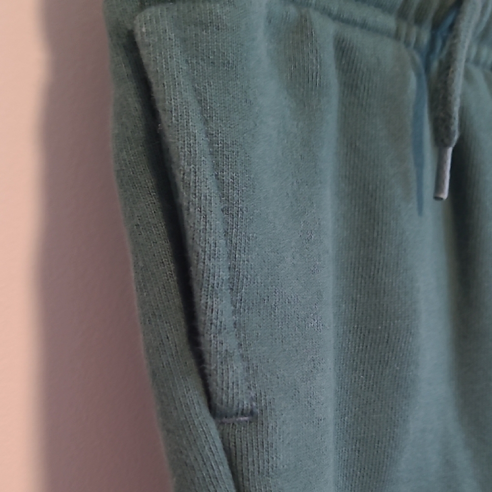 Baby GAP Disney Green Kids Sweatpants with Mickey Patch - Picture 5 of 9
